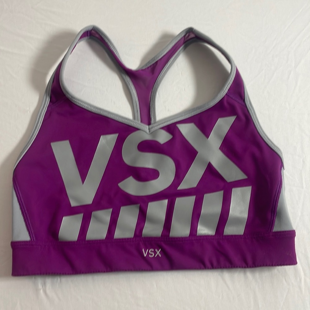 Purple and Grey Victoria’s Secret Sports Bra Size Small